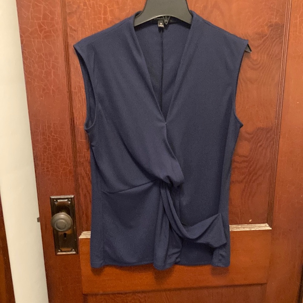 Banana Republic Navy sleeveless blouse